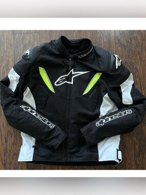 Alpinestars T-GP R AIR motorcycle Jacket waterproof removable armor medium